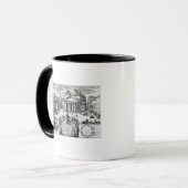 Marktplatz della Rotonda mit Blick auf Pantheon Tasse (Vorderseite Links)