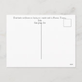 Marktplatz Florenz Feiertagspostkarte (Rückseite)