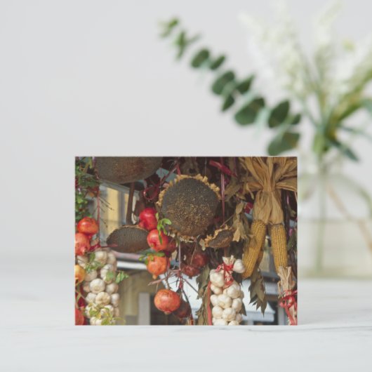 Marktplatz Florenz Feiertagspostkarte (Stehend Vorderseite)