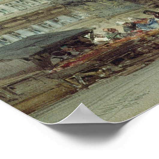 Marktplatz, Frankfurt Poster (Ecke)