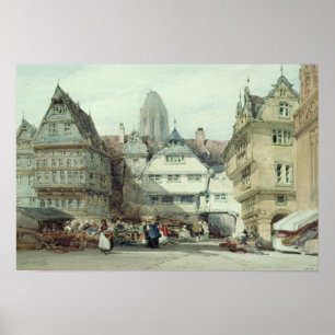Marktplatz, Frankfurt Poster