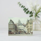 Marktplatz, Frankfurt Postkarte (Stehend Vorderseite)