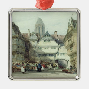 Marktplatz, Frankfurt Silbernes Ornament