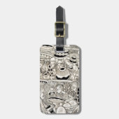 Marktplatz Gepäckanhänger (Vorderseite vertikal)