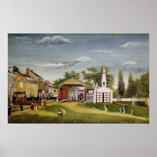 Marktplatz, Germantown, Pennsylvania Poster (Vorne)