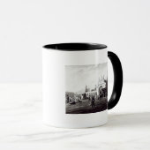 Marktplatz, graviert von Daniel Havell 1820 Tasse (VorderseiteRechts)