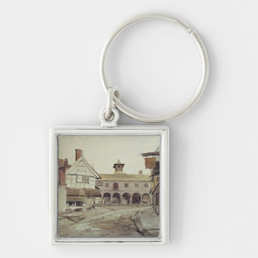 Marktplatz, Hereford, 1803 Schlüsselanhänger (Vorne)