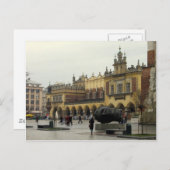 Marktplatz in Krakau Postkarte (Vorne/Hinten)