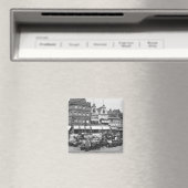 Marktplatz in Trier, c.1910 Magnet (In Situ (Geschirrspüler))