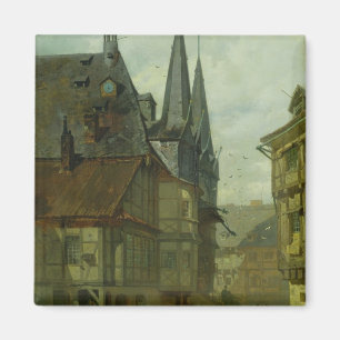 Marktplatz in Wernigerode, 1861 Magnet
