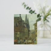 Marktplatz in Wernigerode, 1861 Postkarte (Stehend Vorderseite)