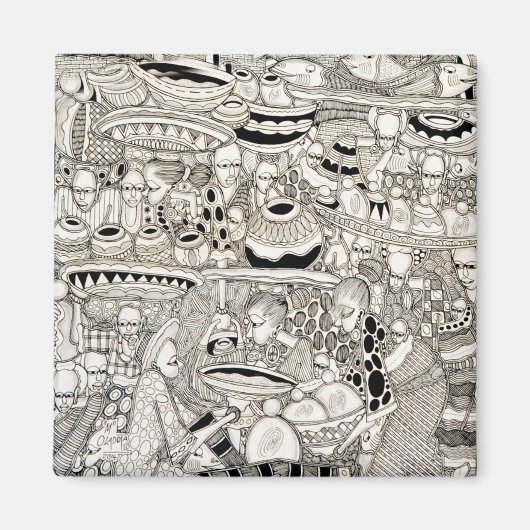 Marktplatz Magnet (Vorne)