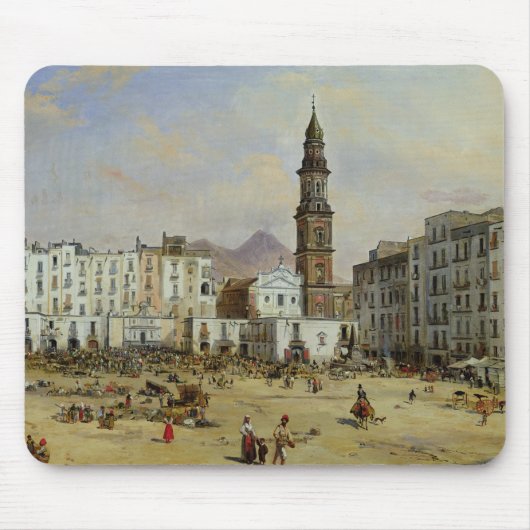 Marktplatz Mazaniello, Neapel Mousepad (Vorne)