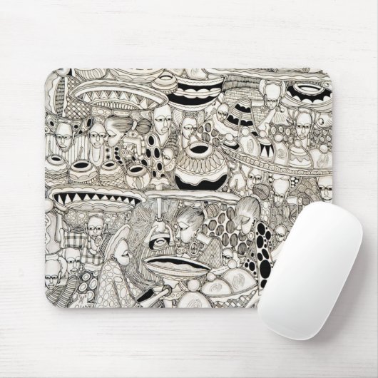 Marktplatz Mousepad (Mit Mouse)