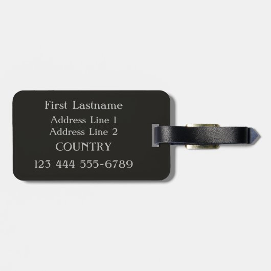 Marktplatz Navona, Gepäckanhänger (Rückseite horizontal)