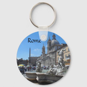 Marktplatz Navona- Rom, Italien Schlüsselanhänger
