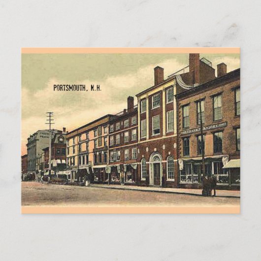Marktplatz, Portsmouth, NH, c1905 Postkarte (Vorderseite)