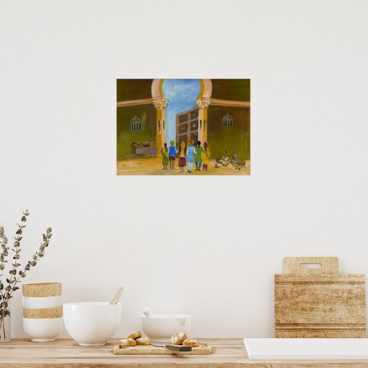 Marktplatz Poster (Küche)