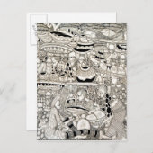 Marktplatz Postkarte (Vorne/Hinten)