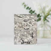 Marktplatz Postkarte (Stehend Vorderseite)