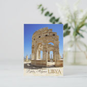 Marktplatz Ruins, Leptis Magna, Libyen Postkarte (Stehend Vorderseite)