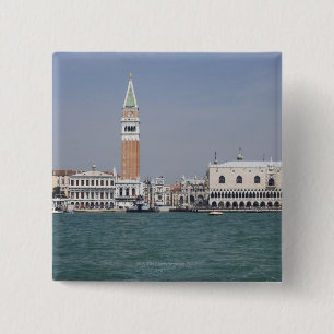 Marktplatz San Marco Venedig Italien Button