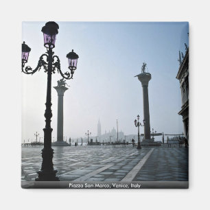 Marktplatz San Marco, Venedig, Italien Magnet