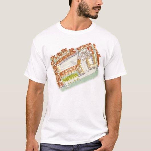 Marktplatz San Marco. Venedig Italien T-Shirt (Vorderseite)