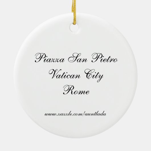 Marktplatz San Pietro Keramikornament (Hinten)