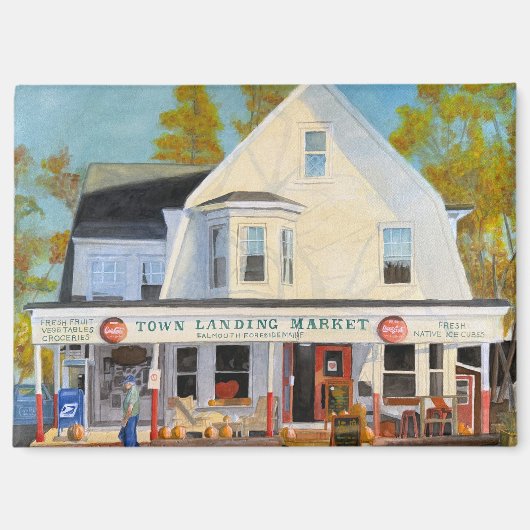 Marktplatz Town Landing Magnet (Vorderseite)