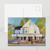 Marktplatz Town Landing Postkarte (Vorne/Hinten)