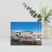 Marktplatz von Helsinki Postkarte (Stehend Vorderseite)