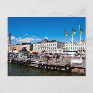 Marktplatz von Helsinki Postkarte