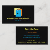 Marktplatz Wärmeübertragung Vinyl Apparel Visitenkarte (Vorne/Hinten)