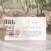 Marktrezept für die Braut Begleitkarte