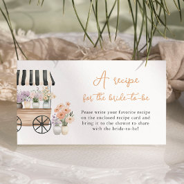 Marktrezept für die Braut Begleitkarte