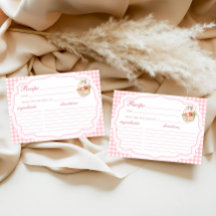 Marktrezept für die "Bride Recipe Card"