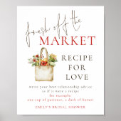 Marktrezeptur für Liebe Brautparty Poster (Vorne)