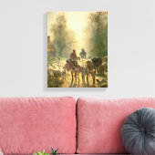 Marktstart Leinwanddruck (Insitu (Wohnzimmer))