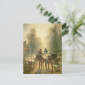 Marktstart Postkarte (Stehend Vorderseite)