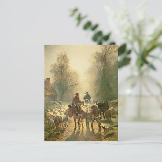 Marktstart Postkarte (Stehend Vorderseite)