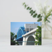 MARKTSTRASSENBRÜCKE - Chattanooga, TN Postkarte (Stehend Vorderseite)