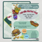 Markttag-Event-Flyer (Ohne KI) Save The Date (Vorne/Hinten)