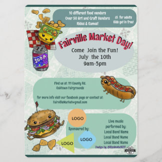Markttag-Event-Flyer (Ohne KI) Save The Date