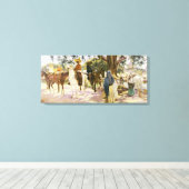 Markttag in San Gabriel , Mexiko Leinwanddruck (Insitu (Holzboden))