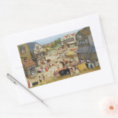 Markttag Rechteckiger Aufkleber (Umschlag)