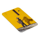 Marktvertreter in Hoi und Vietnam - Illustration Magnet (Rechte Seite)