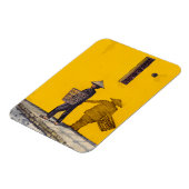 Marktvertreter in Hoi und Vietnam - Illustration Magnet (Linke Seite)