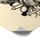 Marktvorlage für Vintage Viktorianische Bauer Poster (Ecke)