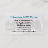 Marktwirtschaft der Landwirte Visitenkarte (Vorderseite)